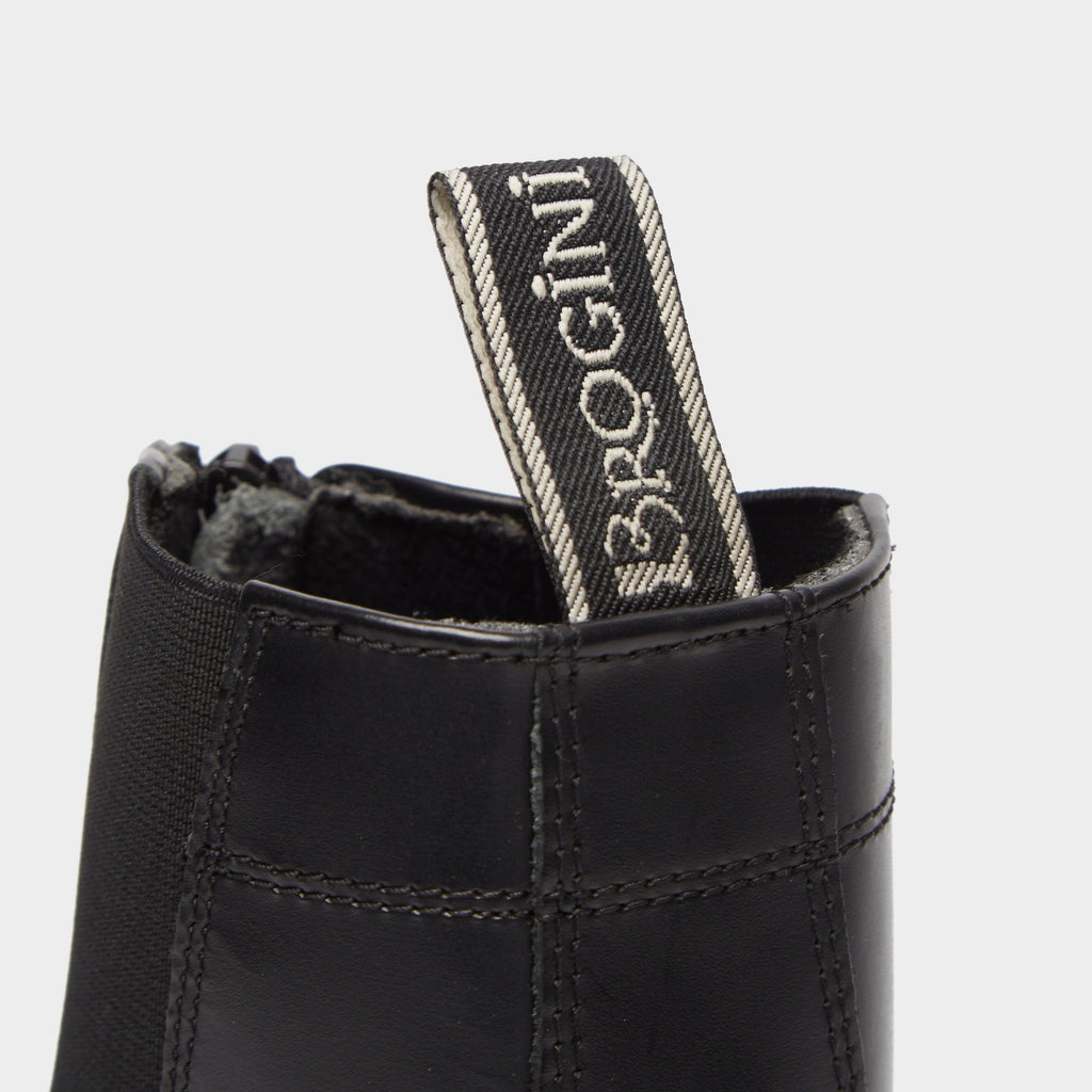 Mens Tivoli Front Zip Jodhpur Boots Black