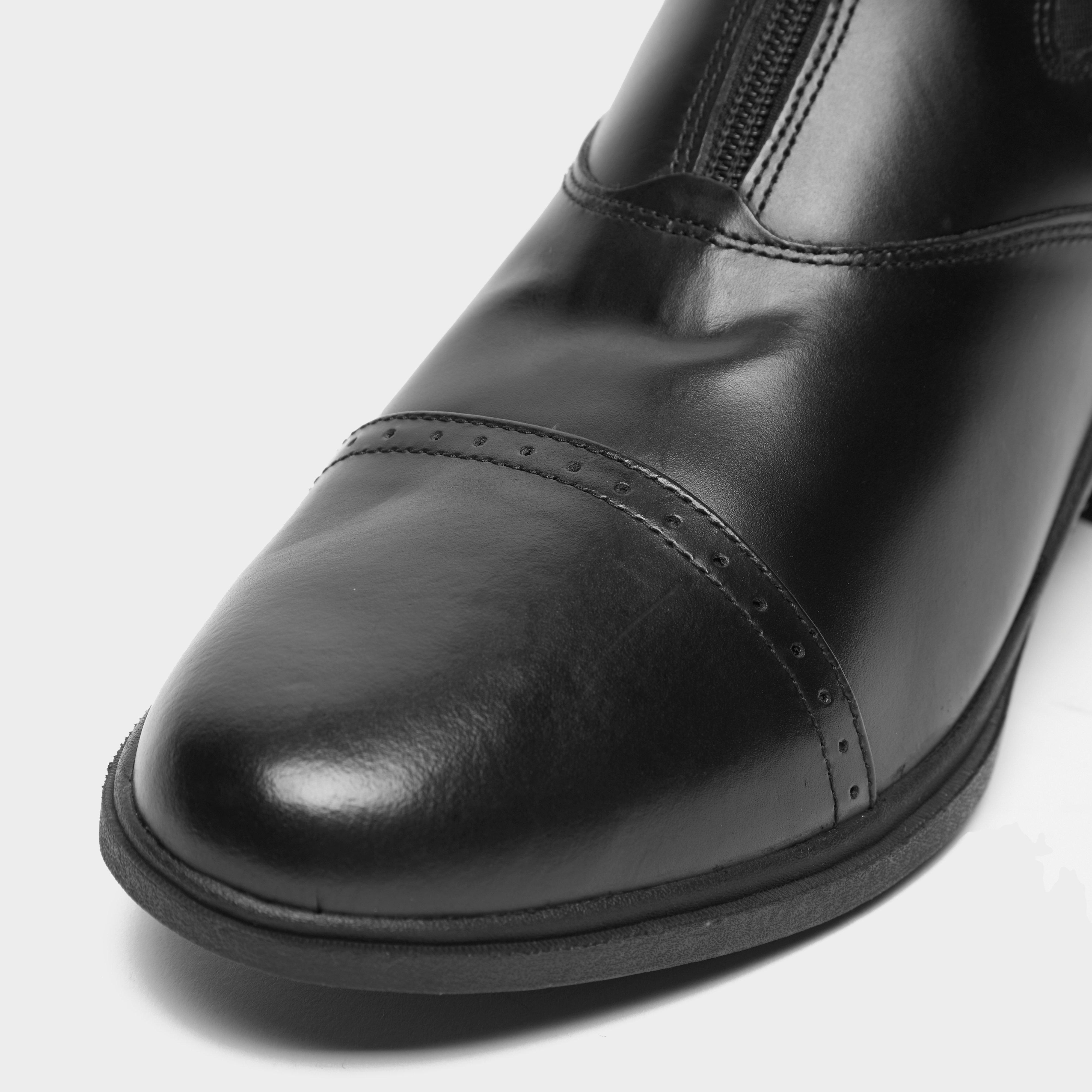 Mens Tivoli Front Zip Jodhpur Boots Black