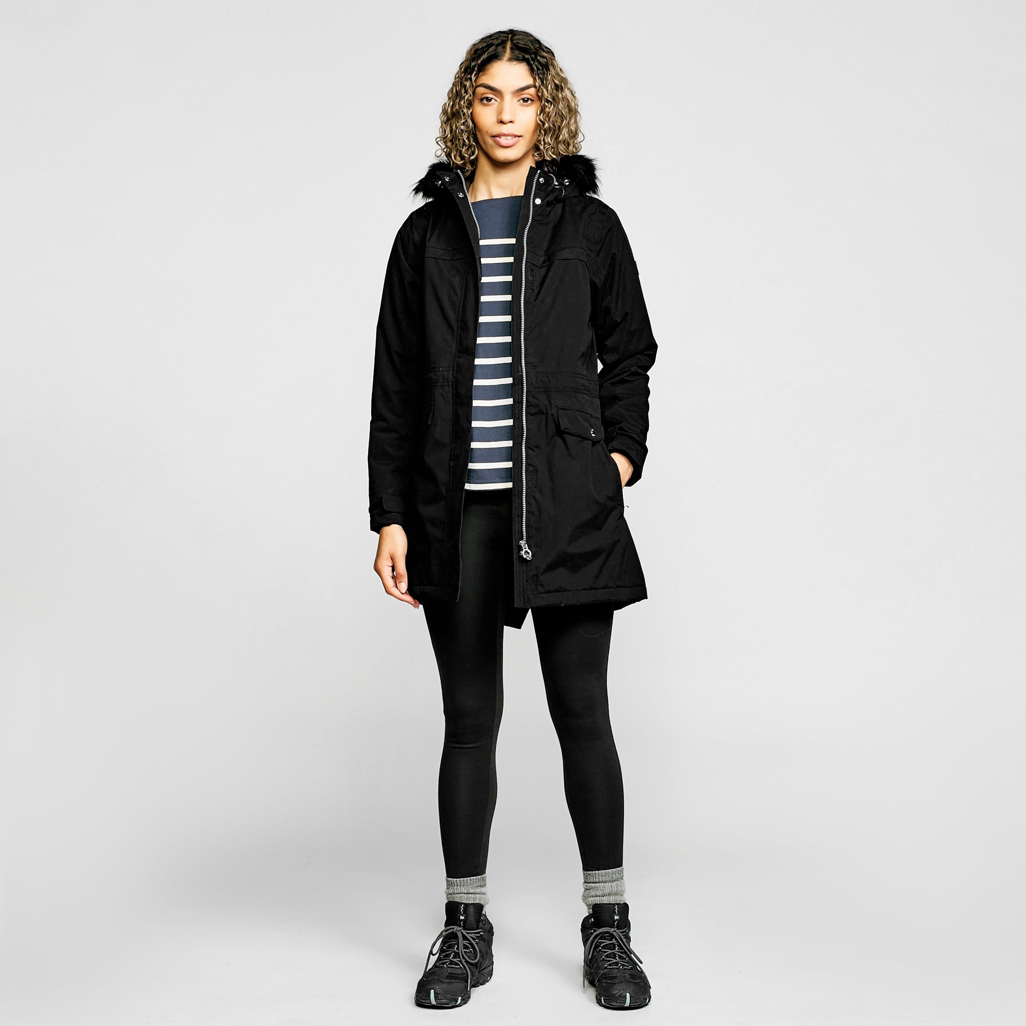 Ladies Serleena II Waterproof Insulated Parka Jacket Black