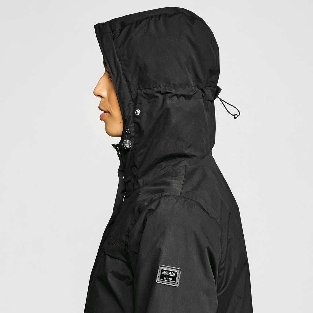 Ladies Serleena II Waterproof Insulated Parka Jacket Black