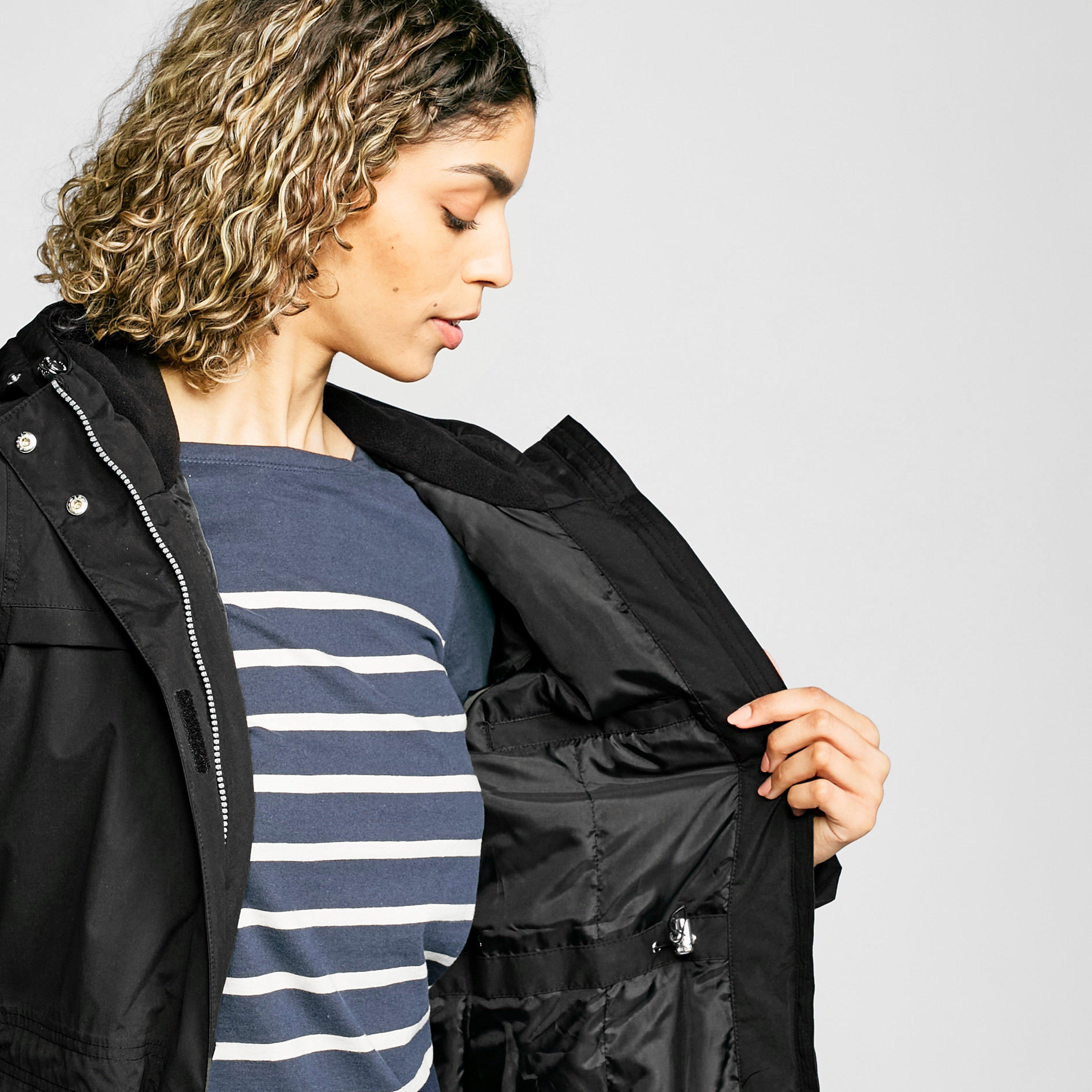 Ladies Serleena II Waterproof Insulated Parka Jacket Black