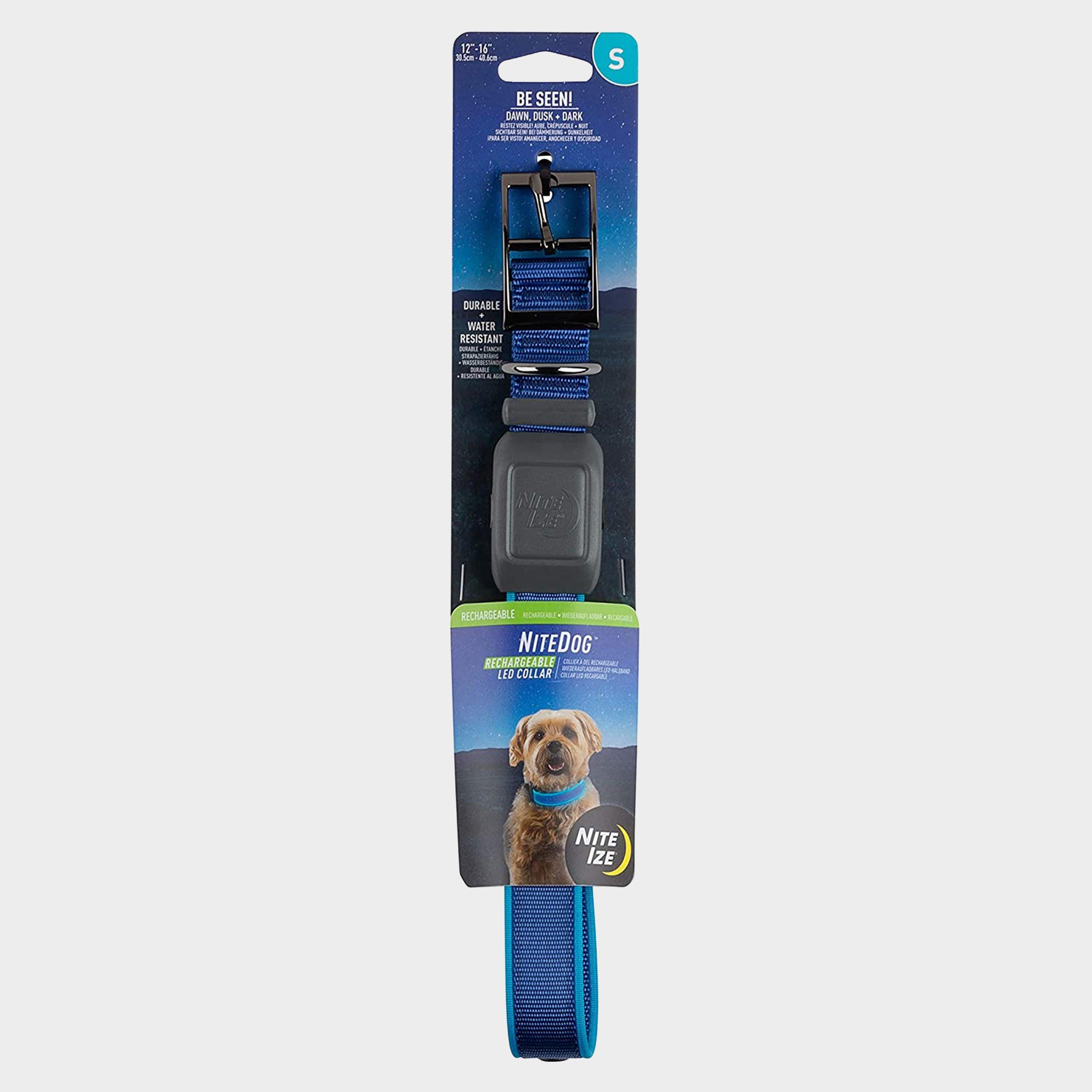 Nitedog® LED Rechargeable Collar Blue Small