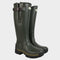 Ladies Balmoral II Side Adjustable Neoprene Wellington Boots Dark Olive
