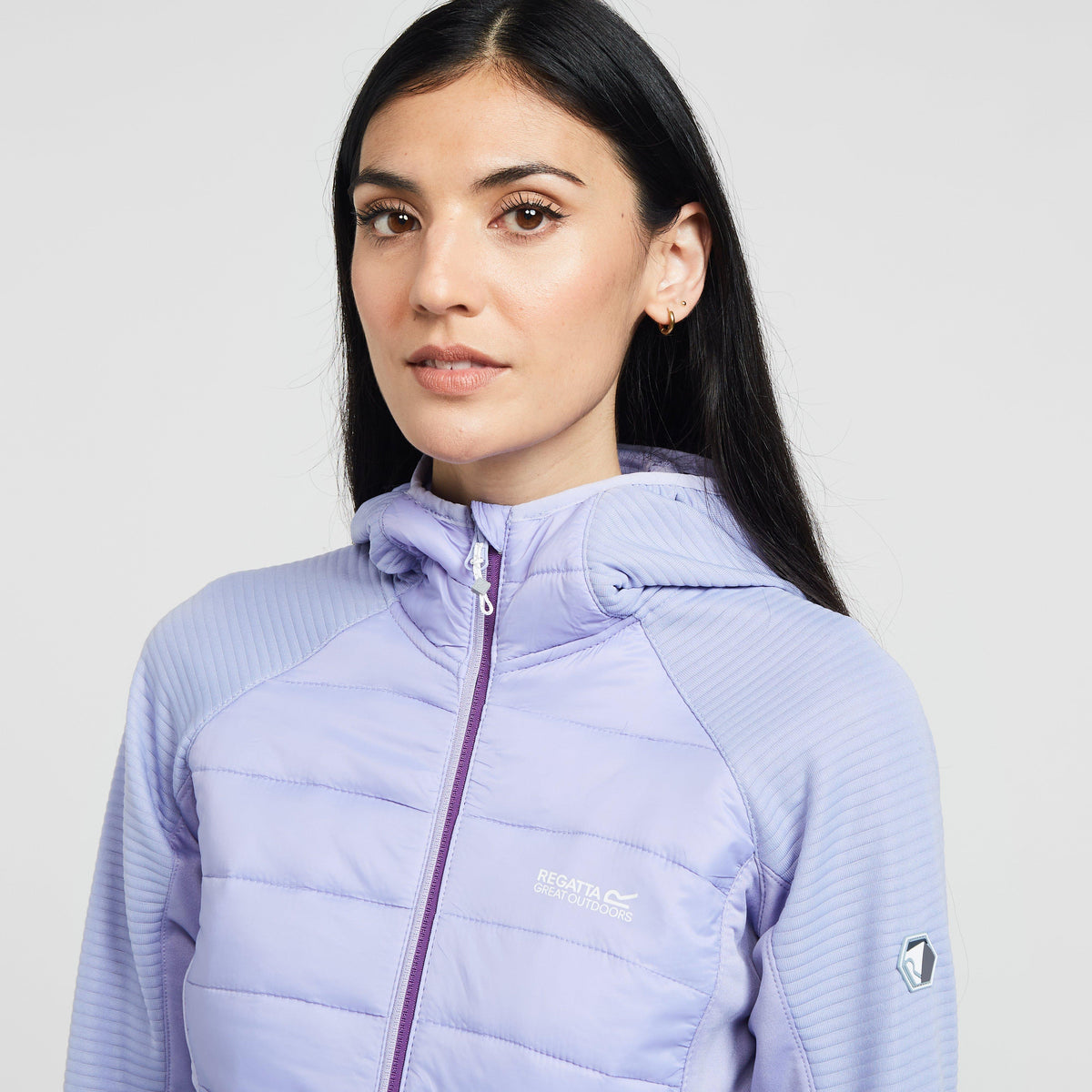 Ladies Andreson V Hybrid Jacket Lilac Bloom