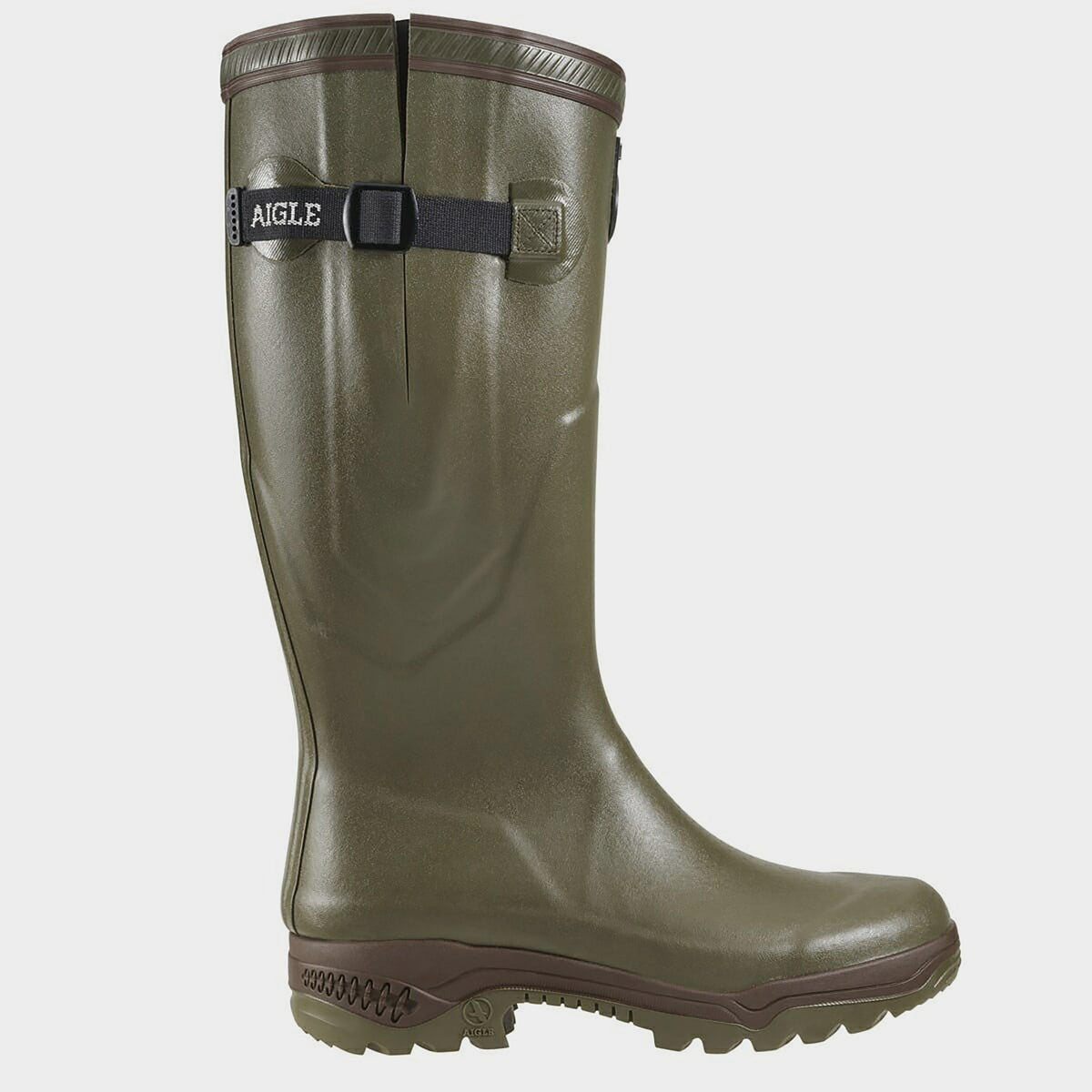 Mens Parcours 2 Iso Wellington Boots Khaki