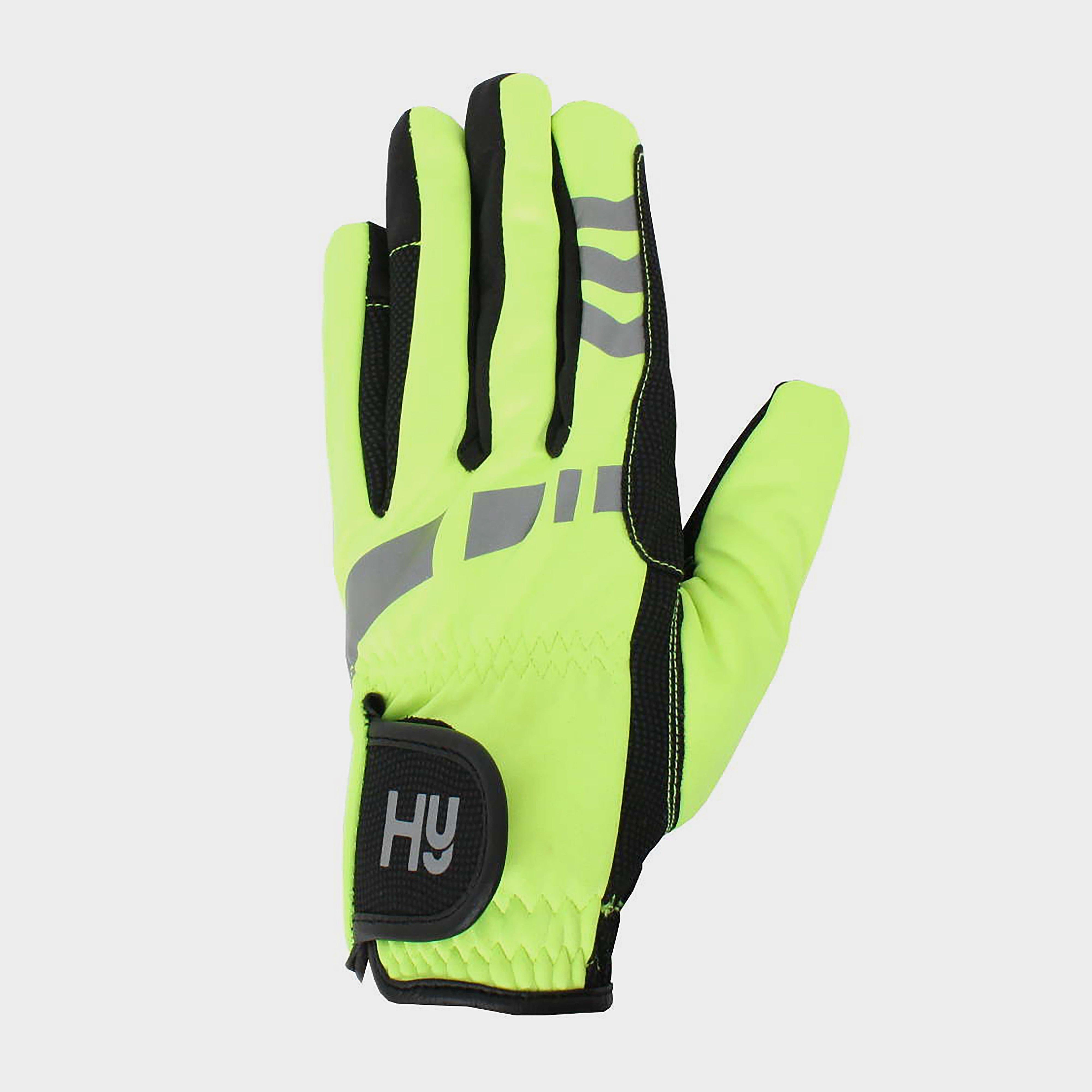 Hy5 Childs Reflective Softshell Gloves Yellow
