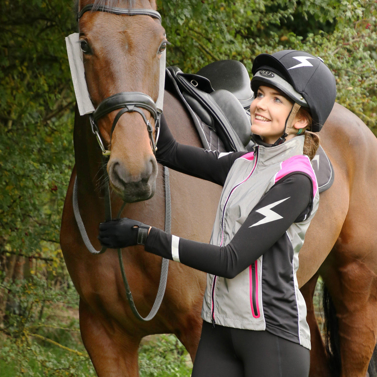 HyVIZ Bridle Set Silver