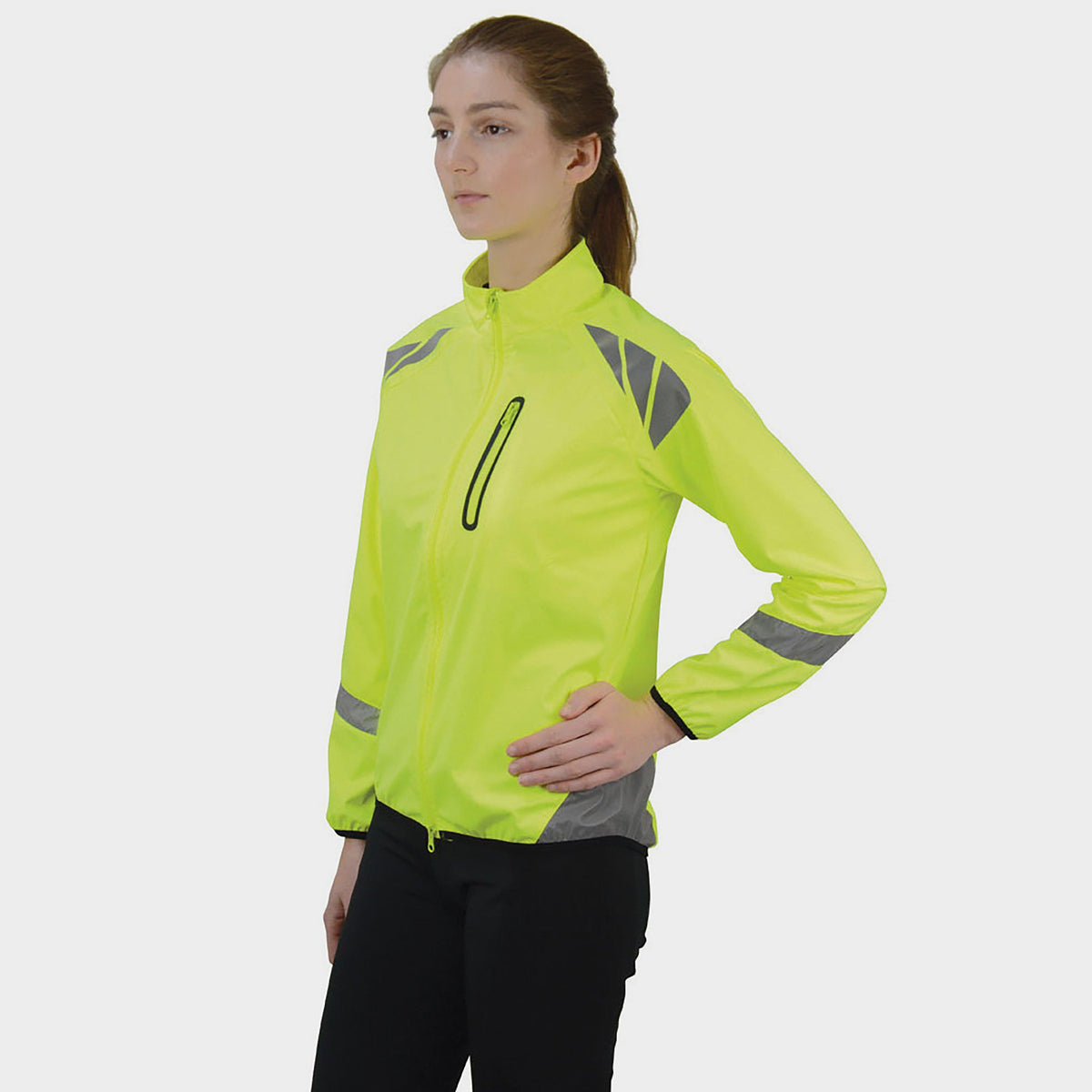 HyVIZ Equestrian Reflector Jacket Yellow