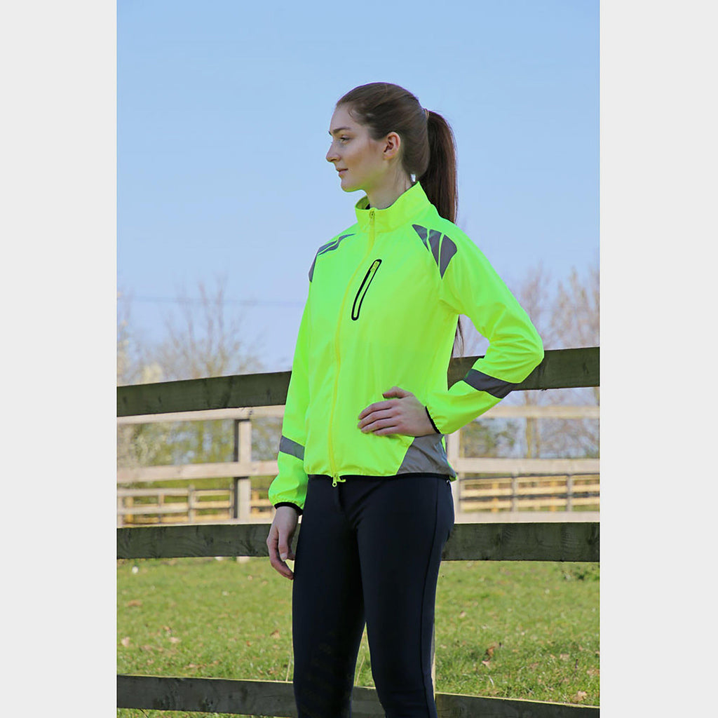 HyVIZ Equestrian Reflector Jacket Yellow