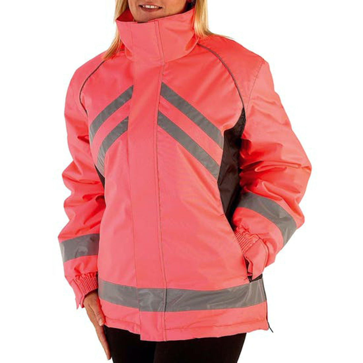 HyVIZ Ladies Waterproof Riding Jacket Pink