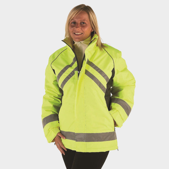 HyVIZ Womens Waterproof Riding Jacket Yellow