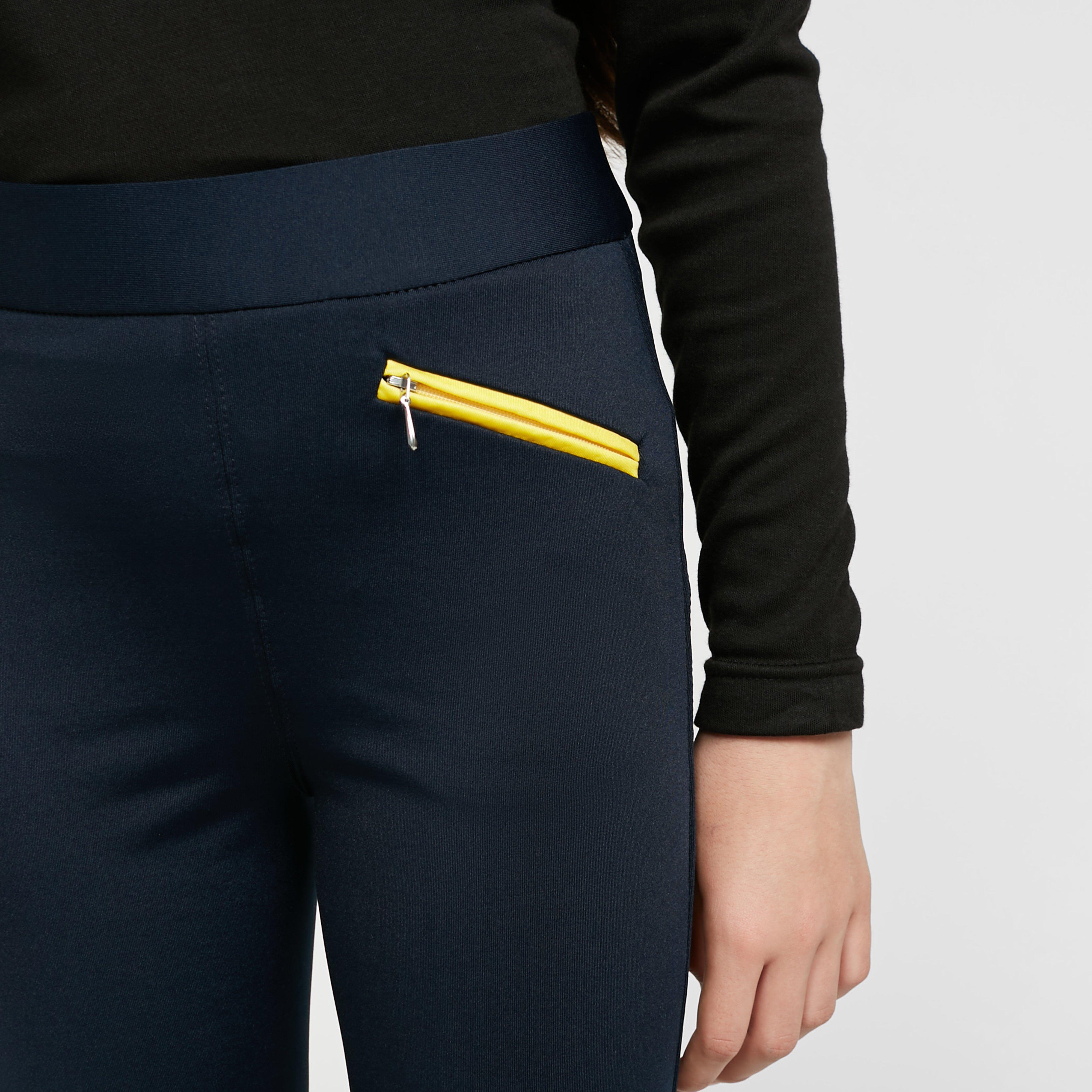 HyPERFORMANCE Childs Stella Riding Tights Navy/Yellow