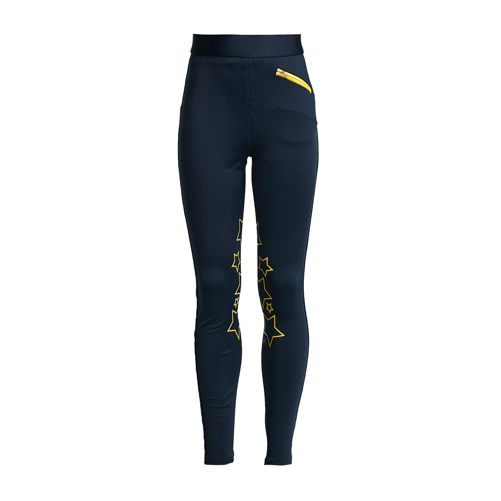 HyPERFORMANCE Childs Stella Riding Tights Navy/Yellow