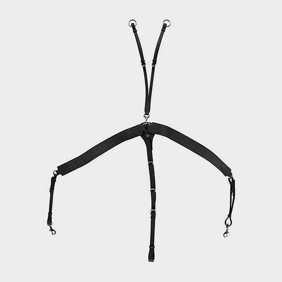 Ready To Ride 5-Point Elasticated Breastplate Black