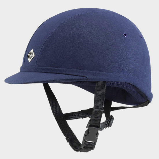 Junior YR8 Riding Hat Navy/Navy
