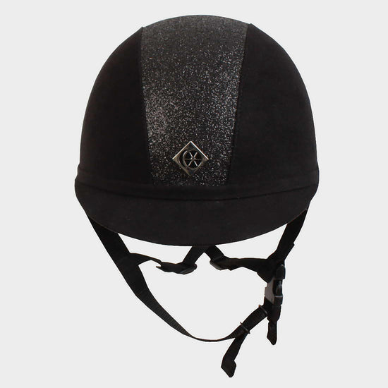 Junior YR8 Sparkle Riding Hat Black/Black