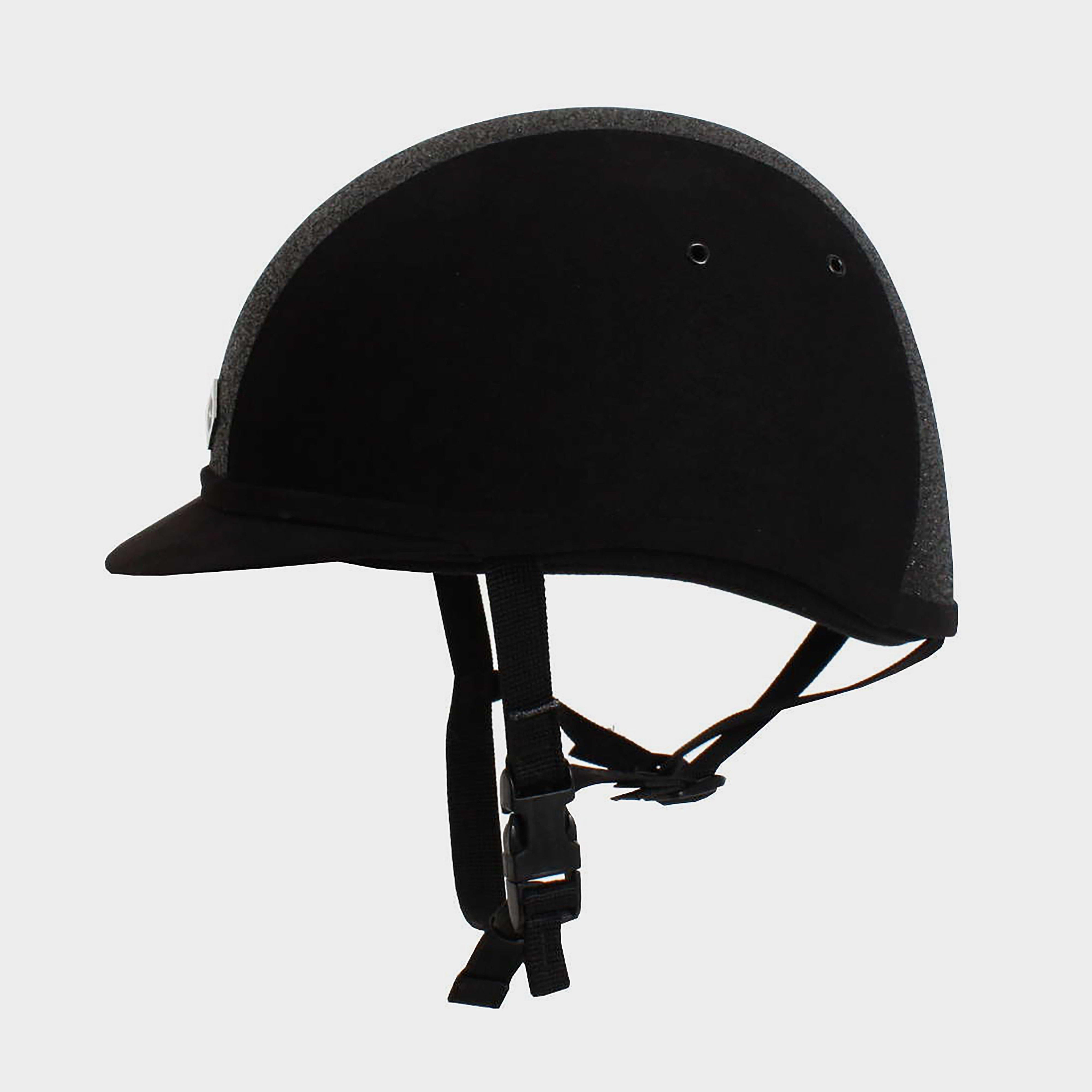 Junior YR8 Sparkle Riding Hat Black/Black