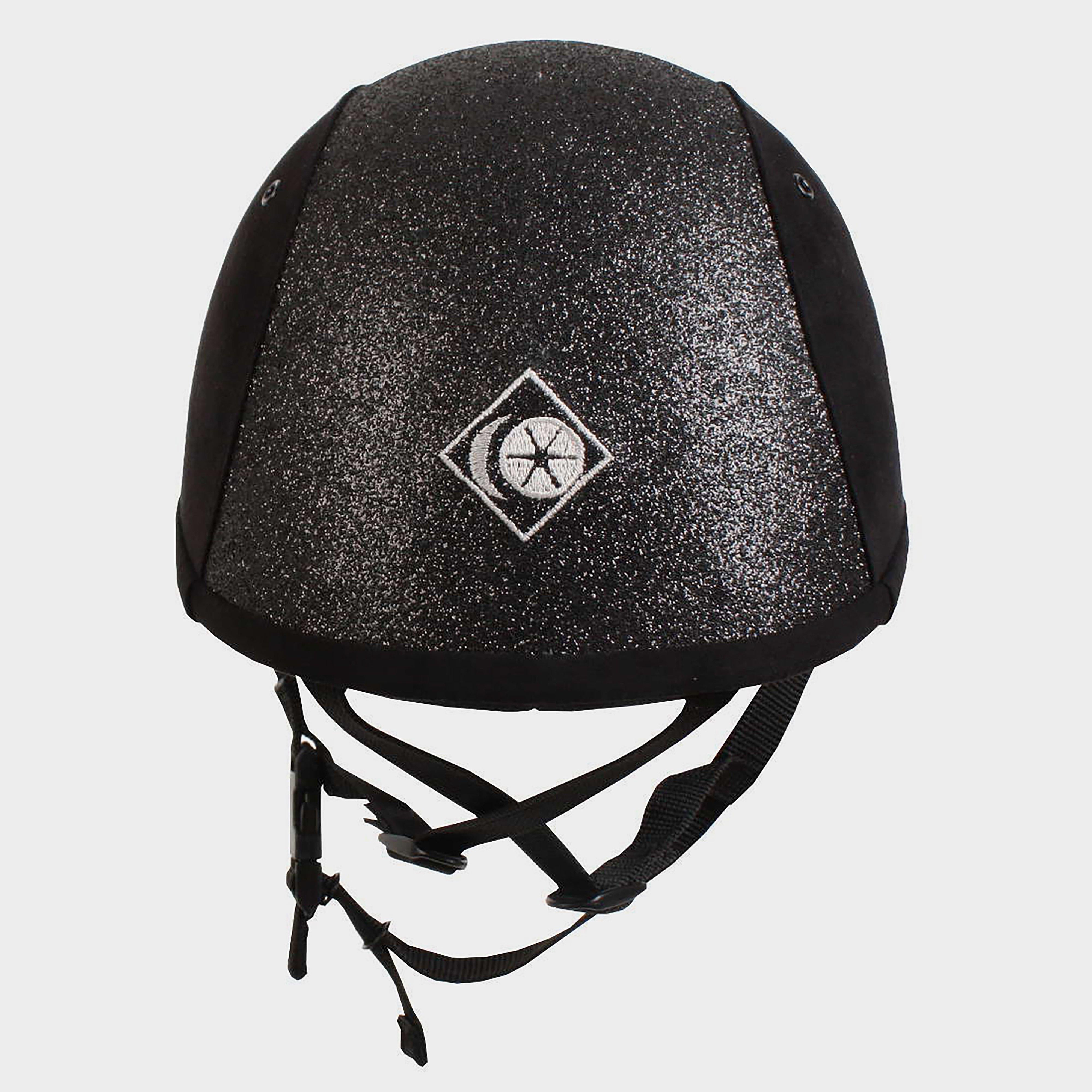 Junior YR8 Sparkle Riding Hat Black/Black