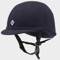 Junior YR8 Round Riding Hat Navy/Navy