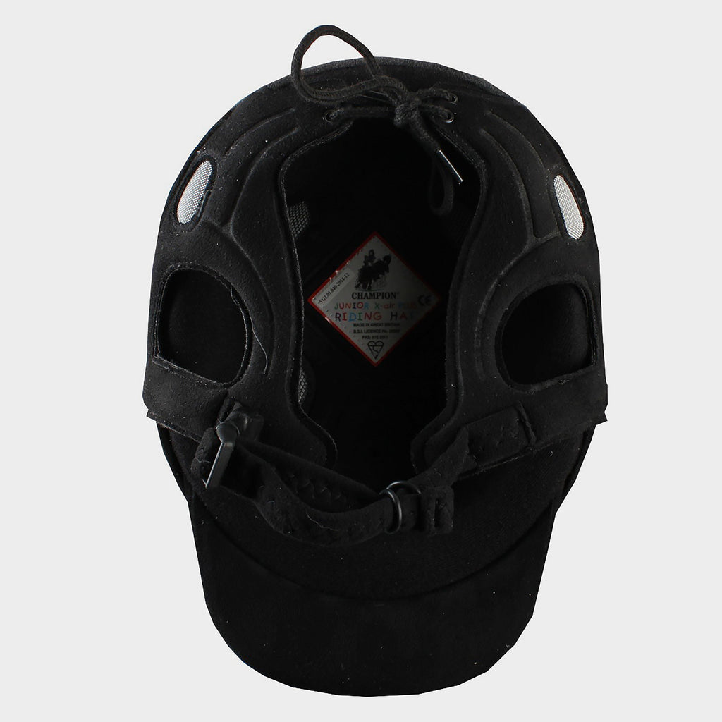 Junior X-Air Plus Riding Hat Black/Slate