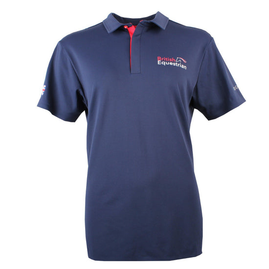 Womens Airy GBR Technical Polo Shirt Navy