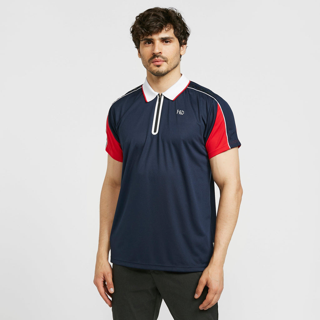 Mens Pique Polo Navy