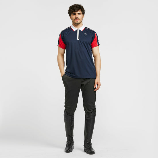 Mens Pique Polo Navy