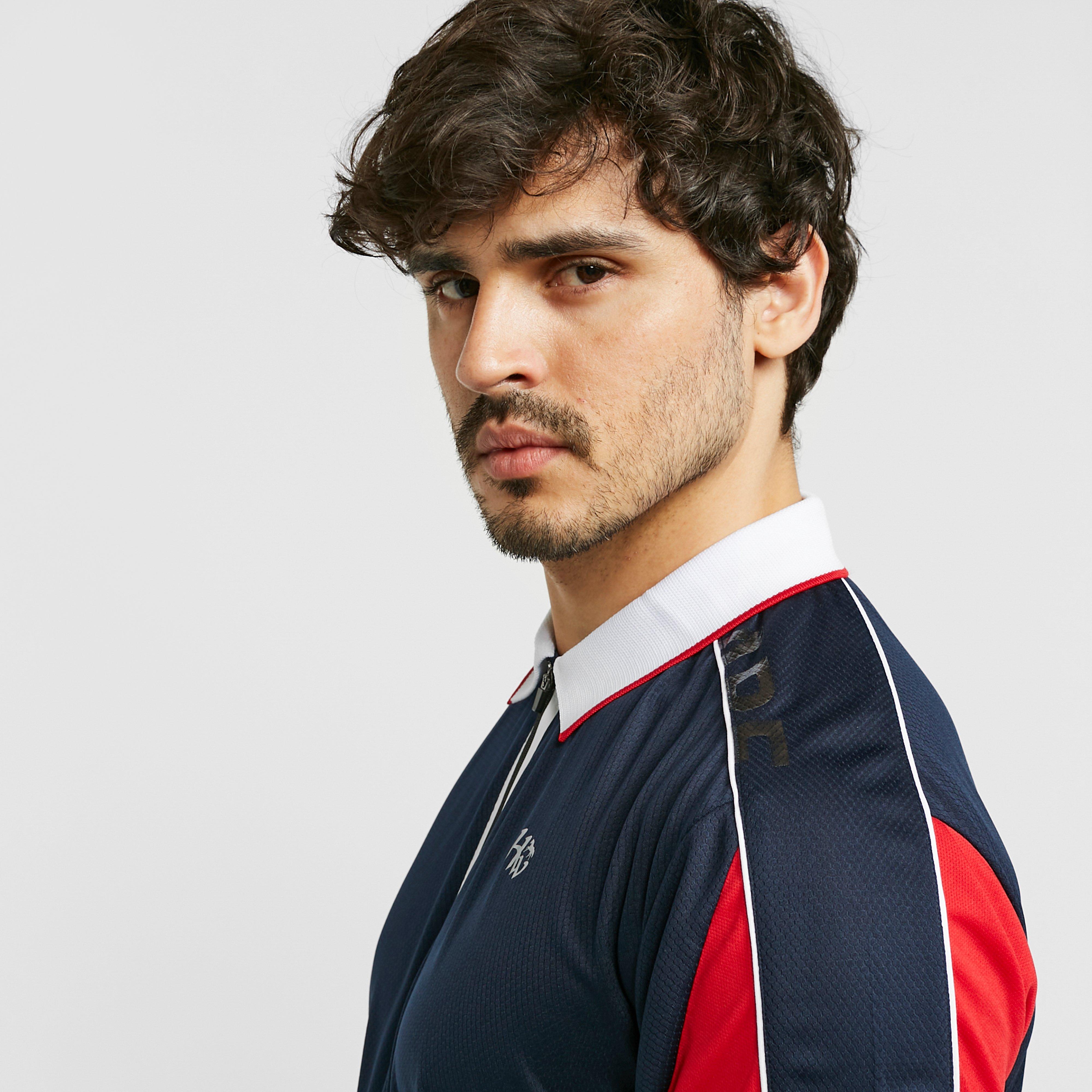 Mens Pique Polo Navy