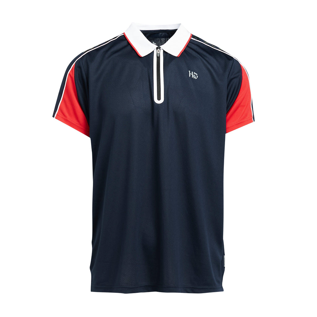 Mens Pique Polo Navy