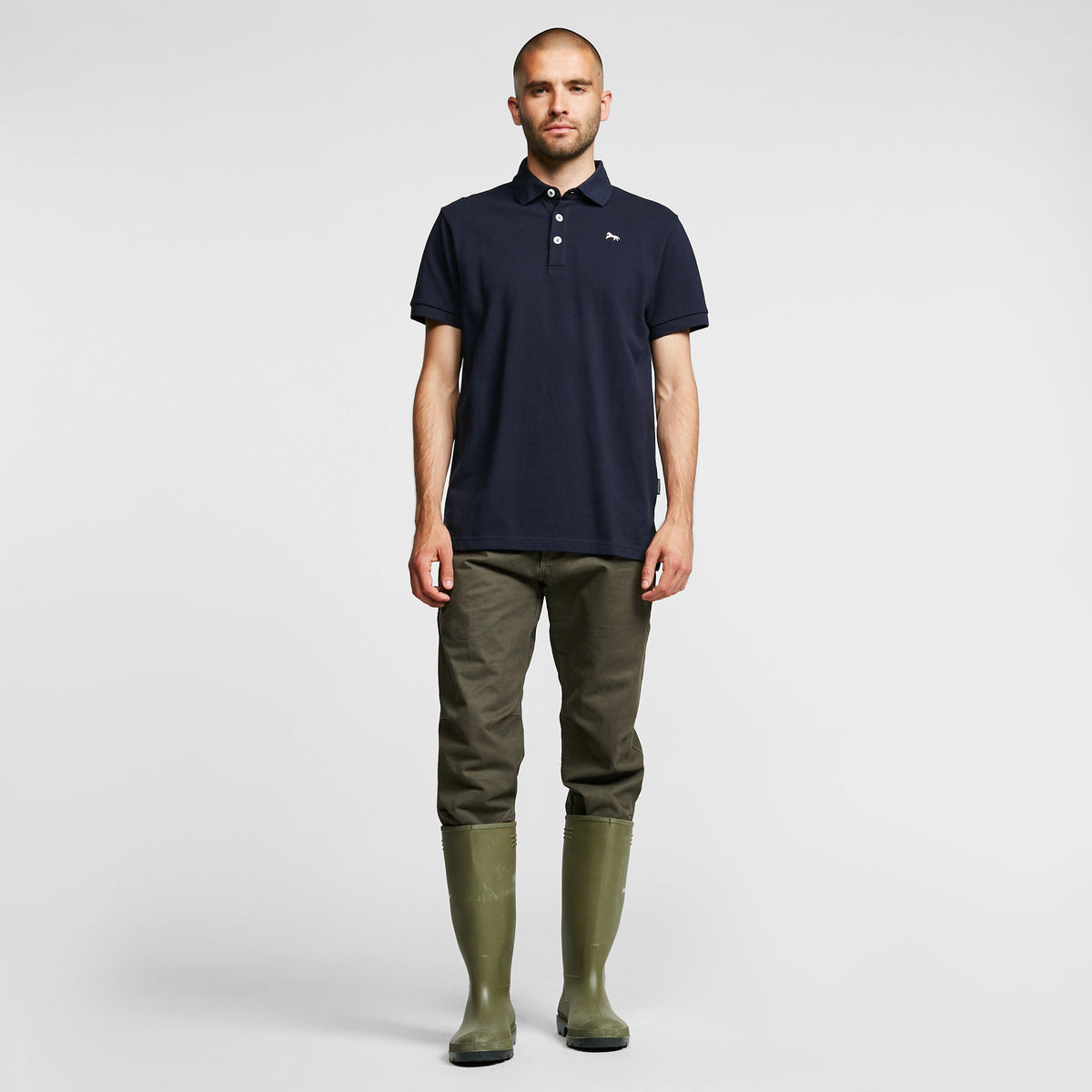 Unisex Signature Pique Polo Navy