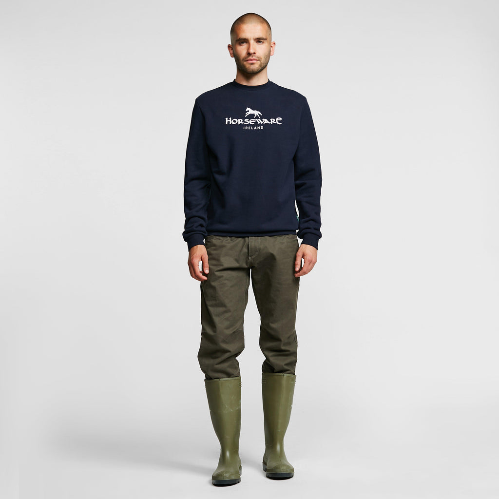 Unisex Signature Cotton Crew Sweatshirt Navy