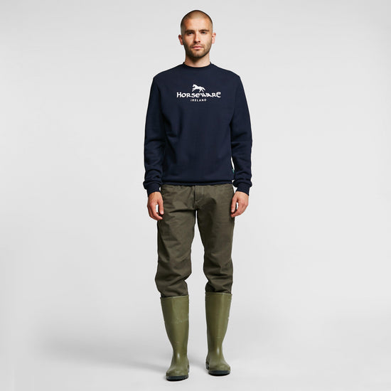 Unisex Signature Cotton Crew Sweatshirt Navy