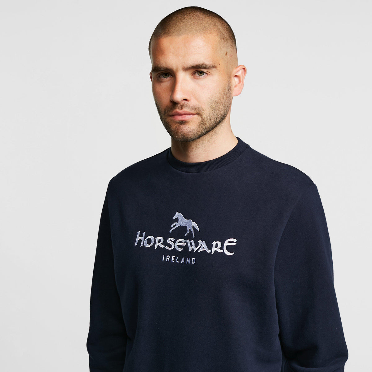 Unisex Signature Cotton Crew Sweatshirt Navy