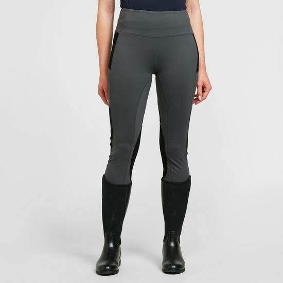 Womens Riding Tights Charcoal