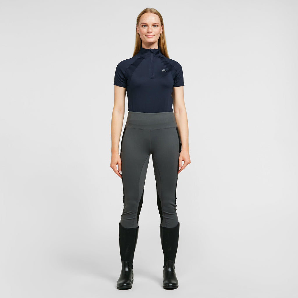 Womens Riding Tights Charcoal