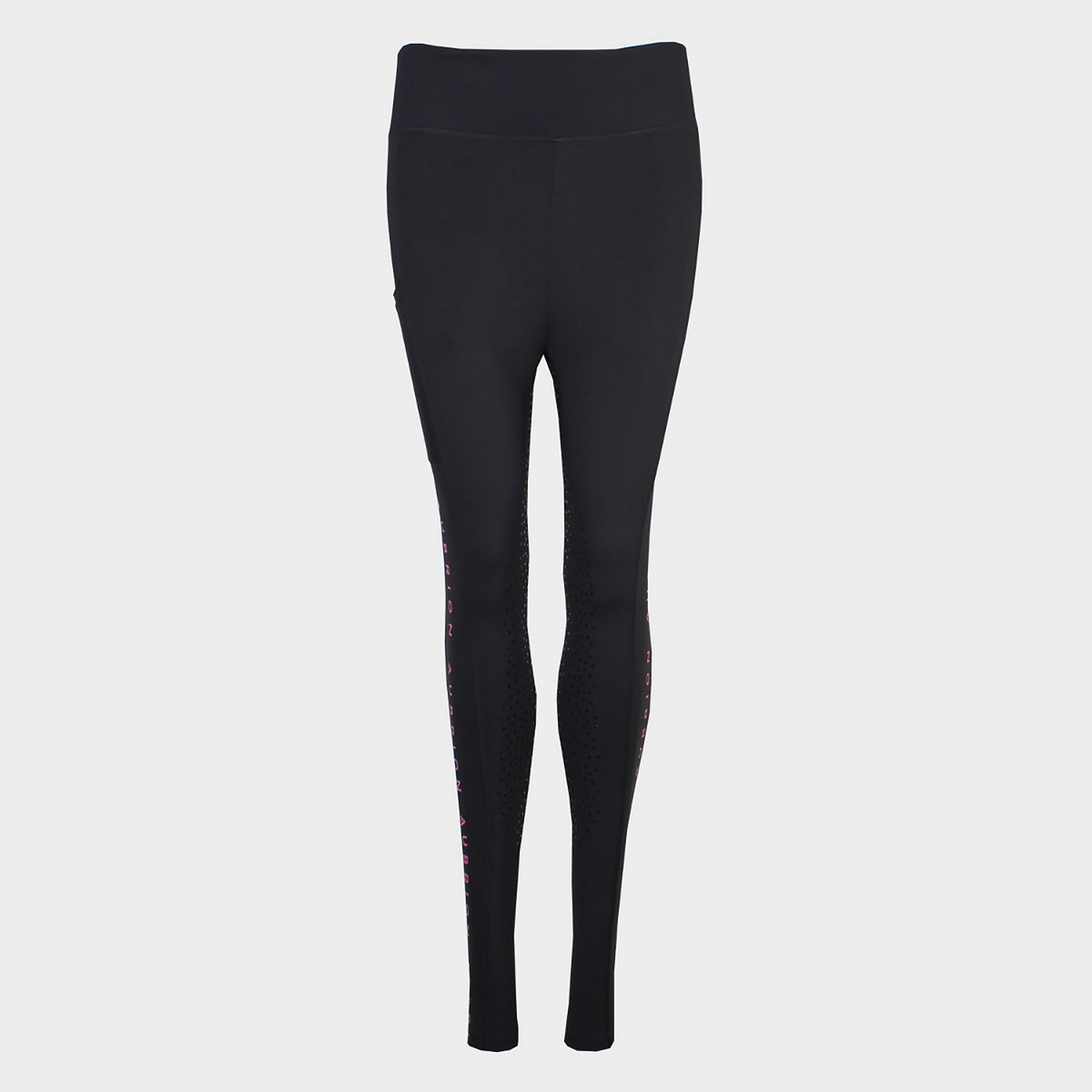 Ladies Brook Logo Riding Tights Black