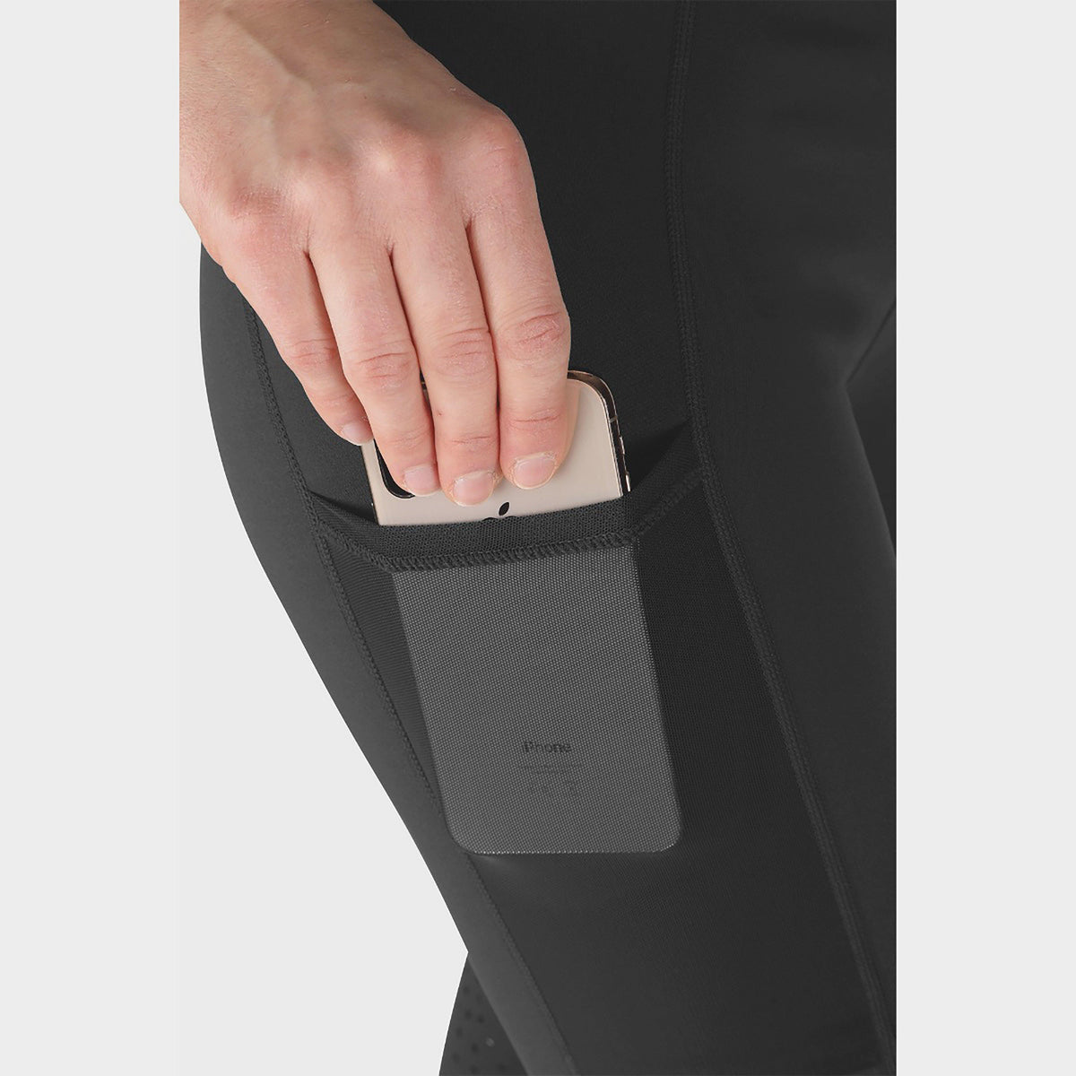 Ladies Brook Logo Riding Tights Black