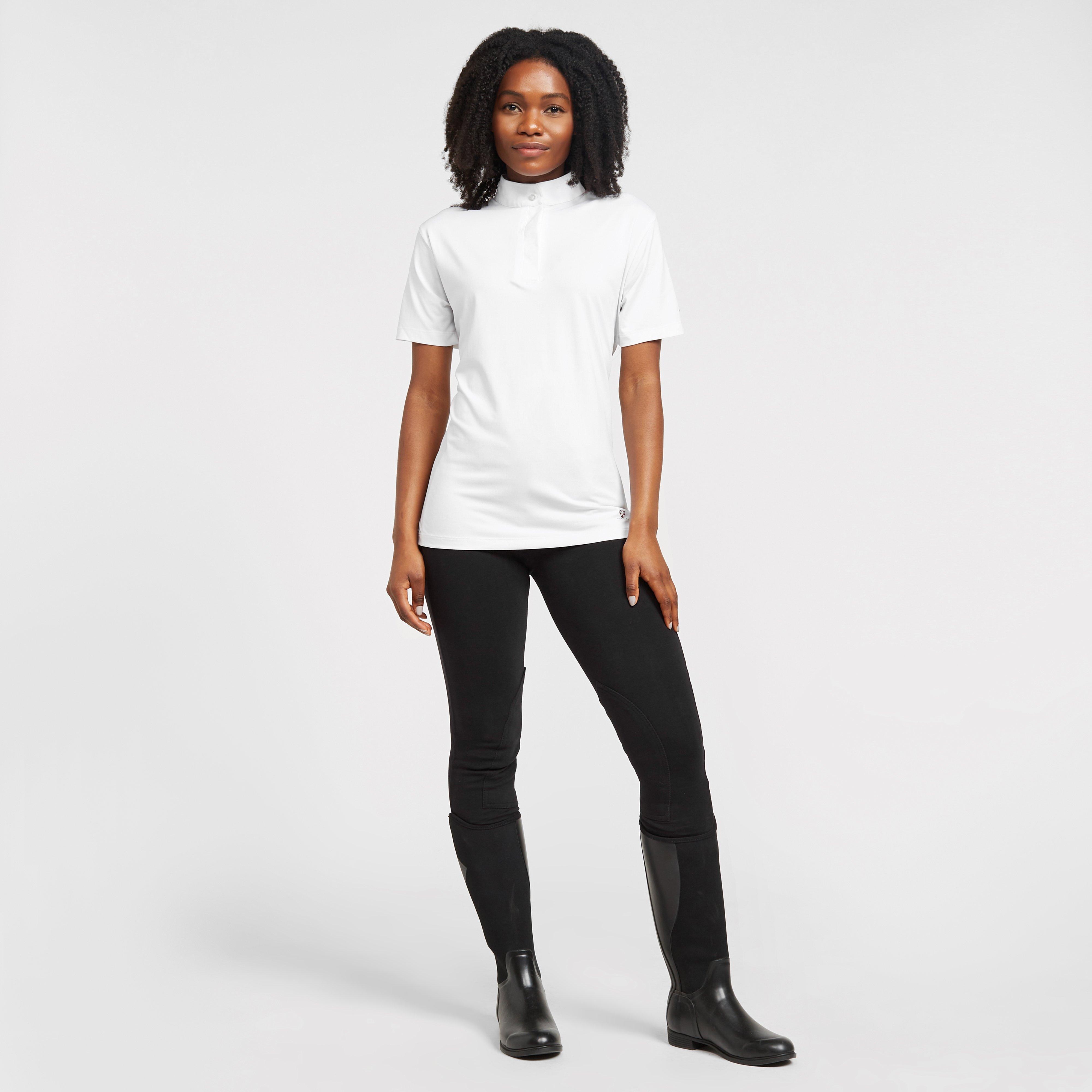 Womens Short Sleeve Stock Shirt White