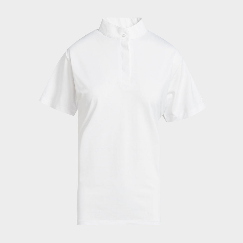 Womens Short Sleeve Stock Shirt White