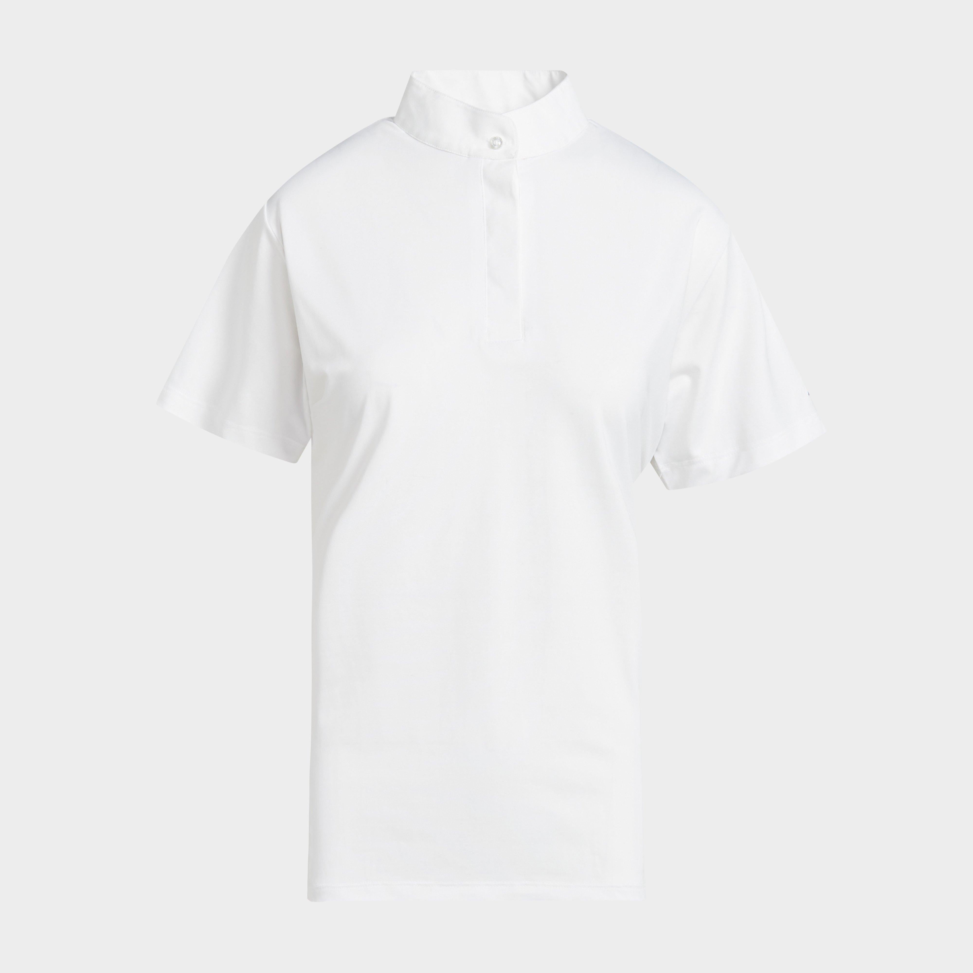Womens Short Sleeve Stock Shirt White