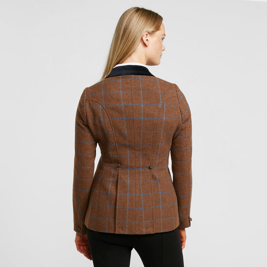 Womens Saratoga Tweed Jacket Brown Tweed