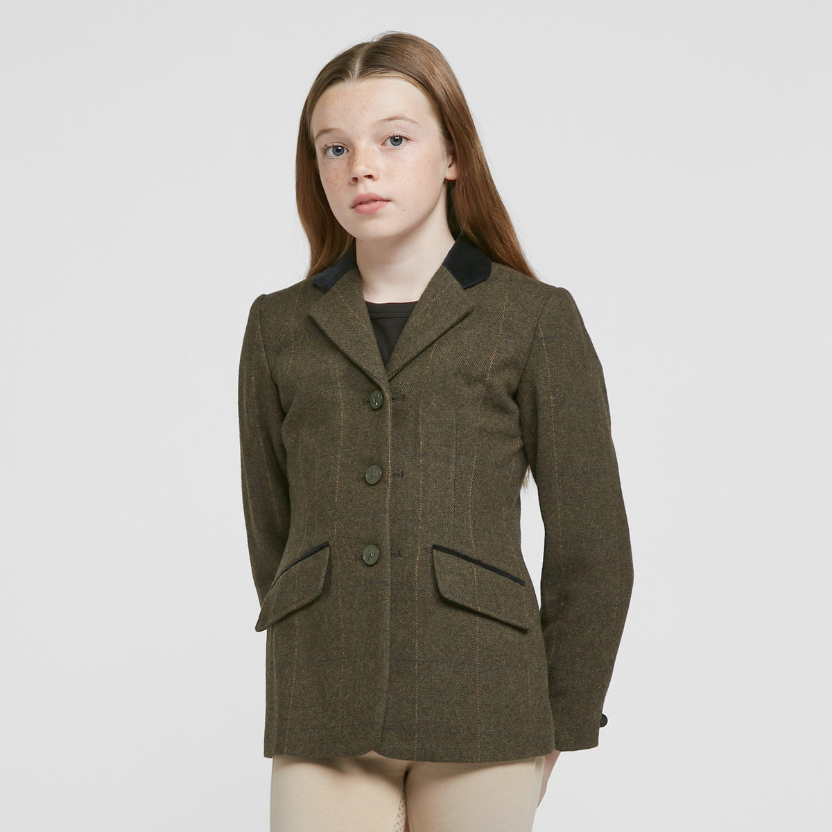 Childs Saratoga Tweed Jacket Green Check