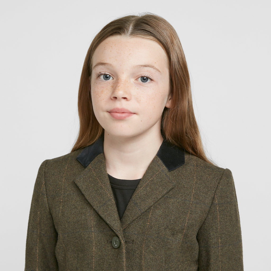 Childs Saratoga Tweed Jacket Green Check