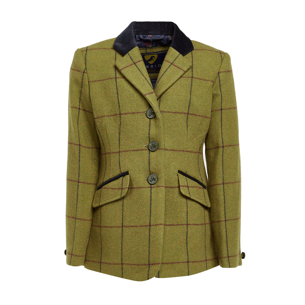 Childs Saratoga Tweed Jacket Navy/Maroon Check