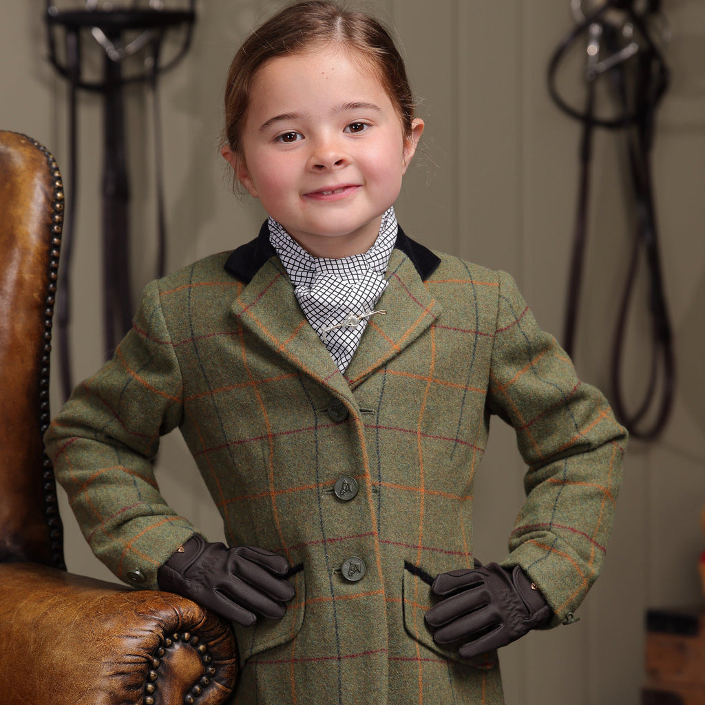 Childs Saratoga Tweed Jacket Red/Yellow/Blue Check