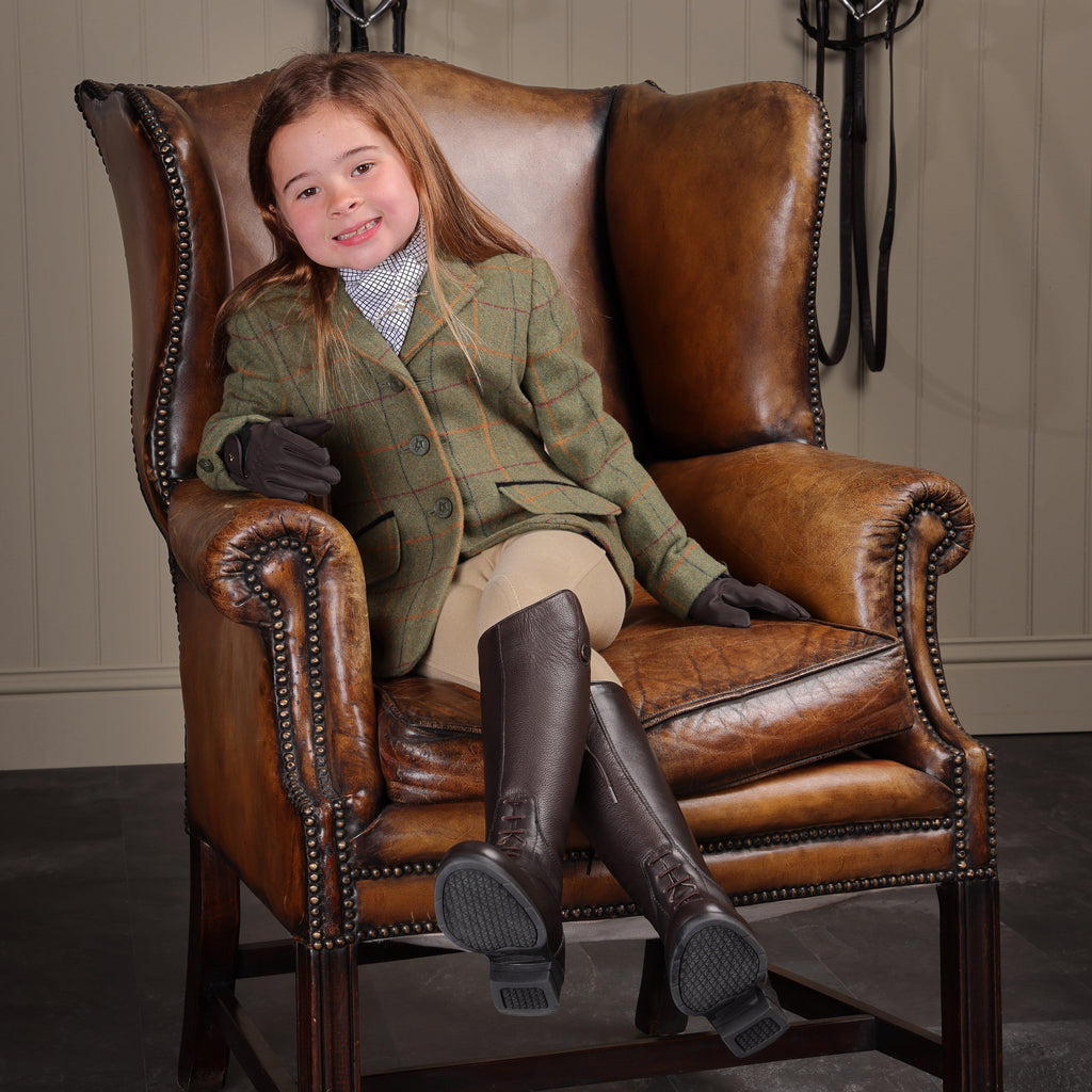 Childs Saratoga Tweed Jacket Red/Yellow/Blue Check