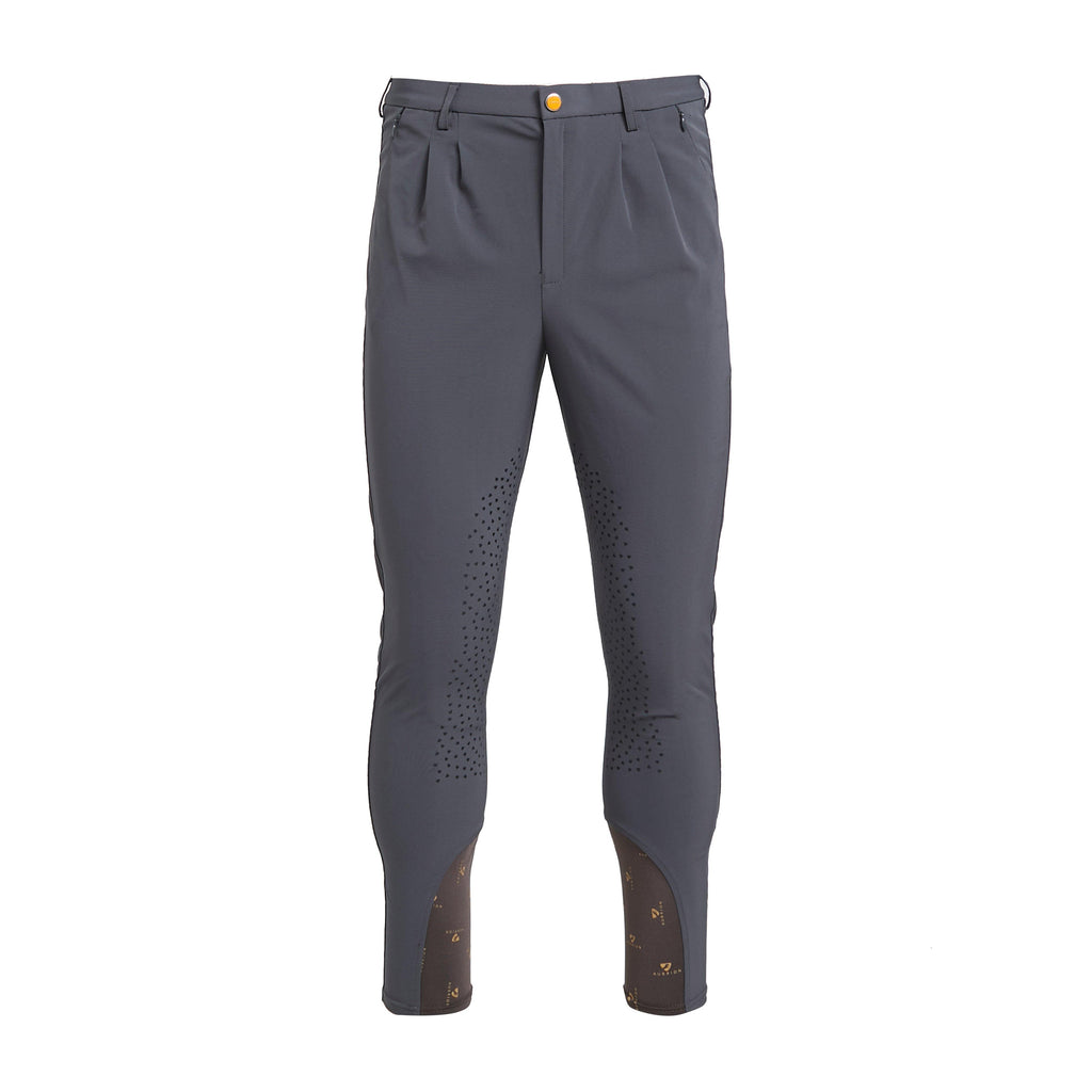 Mens Walton Knee Patch Breeches Grey