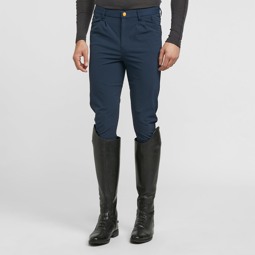 Mens Walton Knee Patch Breeches Navy
