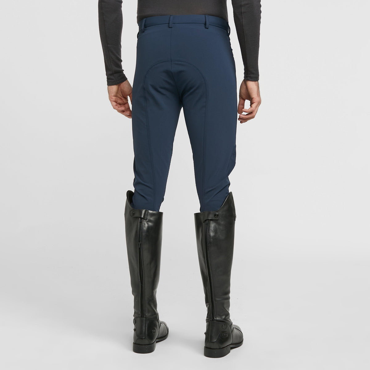 Mens Walton Knee Patch Breeches Navy