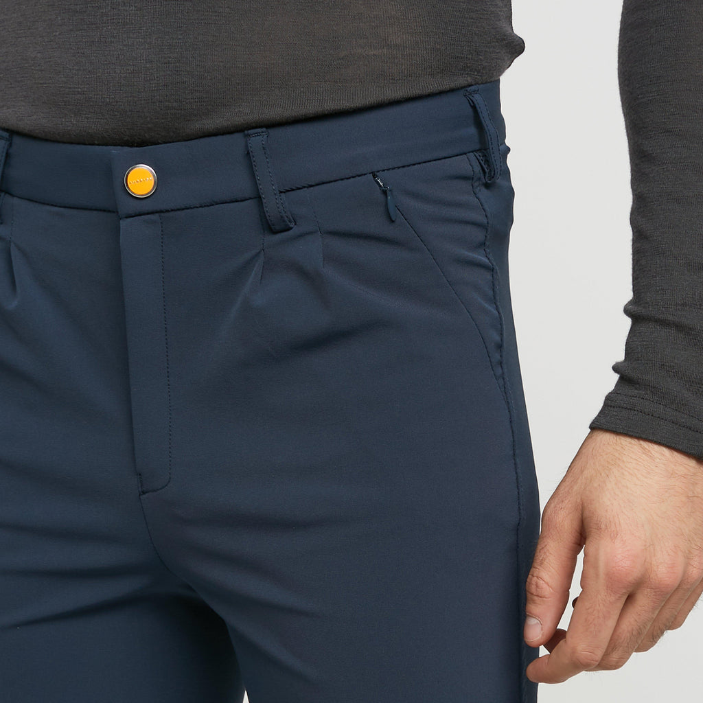 Mens Walton Knee Patch Breeches Navy